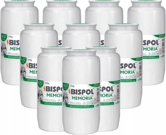 Olejové náplne do lampášov BISPOL WO6 108H, balenie 10 ks